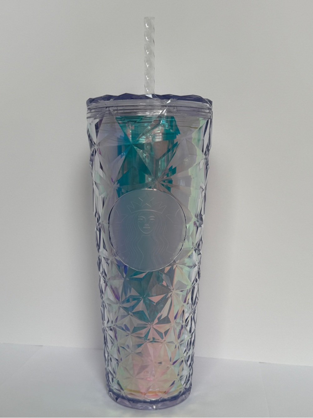 Starbucks Iridescent Prism Tumbler - Purple & Teal Accents